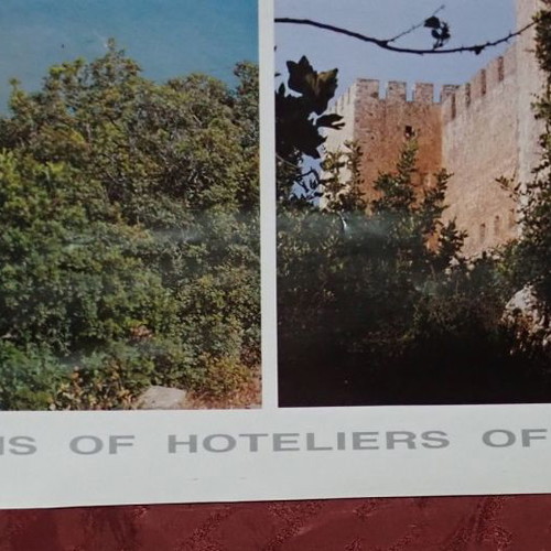 Crete poster used, vintage 1990s advertising, large size
