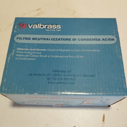Exhaust filter for natural gas boiler new, Italian