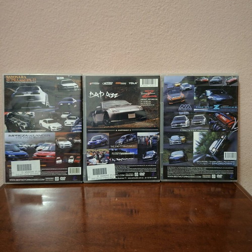 3 Best Motoring collectible car DVDs like new