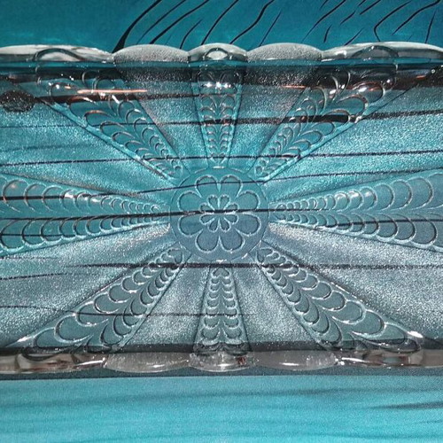 Glass Platter for Mezedakia like new
