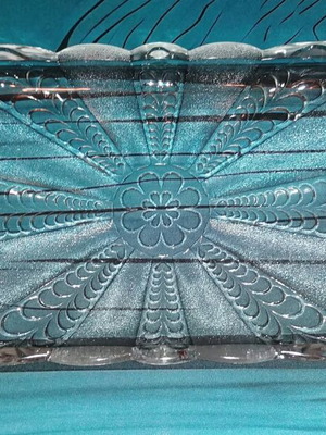 Glass Platter for Mezedakia like new
