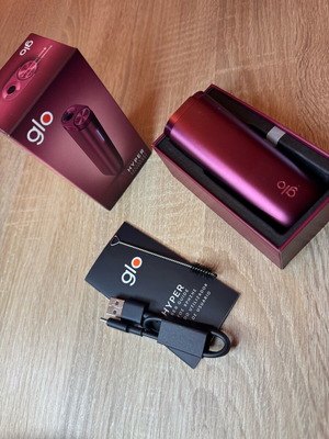 Glo device burgundy like new