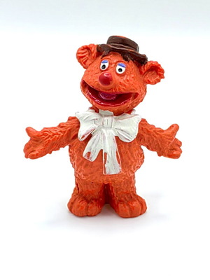 Schleich Fozzie Bear PVC Figure used, vintage The Muppets Show 1976-77