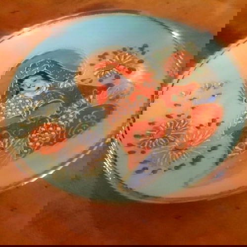 Πορσελάνινα φλυτζανάκια του τσαγιού με κινέζικο θέμα καινούργια, σετ 4 τεμαχίων