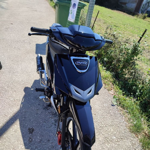 Daytona Sprinter 125cc 2023 like new, black Euro 5 moped