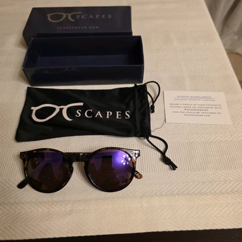 Scapes sunglasses new, black and purple