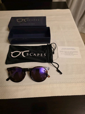 Scapes sunglasses new, black and purple