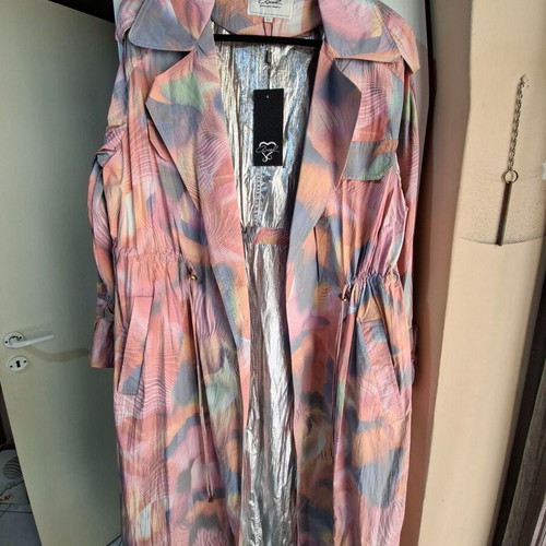 Axel Vintage Coat Size 44 New Multicolor