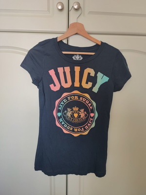 Juicy Couture women's T-shirt like new, size S, blue multicolor