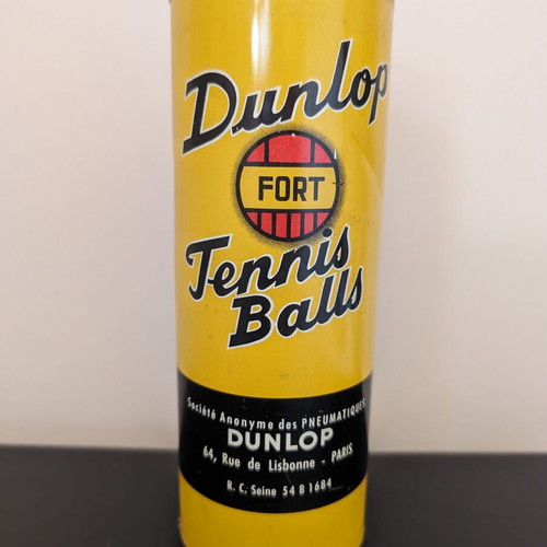 Collectible Dunlop Fort 1959 tennis ball tin used