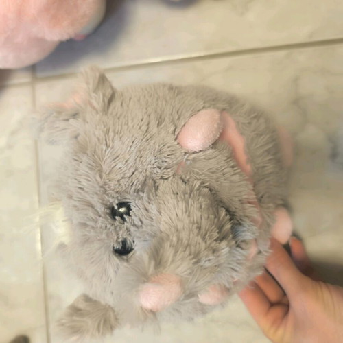 Rabbit bag with plush elephant gift