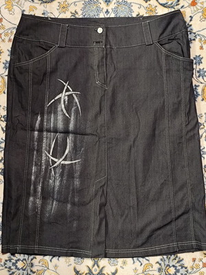Tribal denim skirt used, sizes XL and XXL