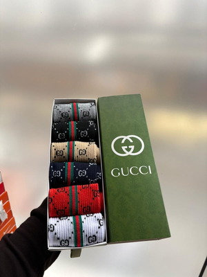 Gucci socks new, 6-pack unisex set