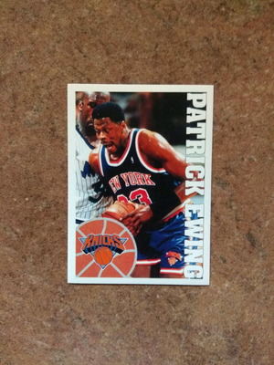 Αυτοκόλλητο Patrick Ewing NBA Basketball '95-'96 καινούργιο, USA Version