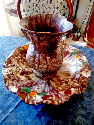 Лабомано антикварен West German Jasba Pottery 1950