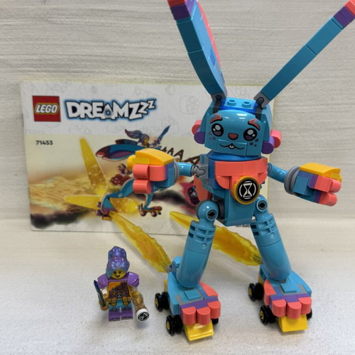 Lego Dreamzzz 71453 set with missing figure, rabbit and basket