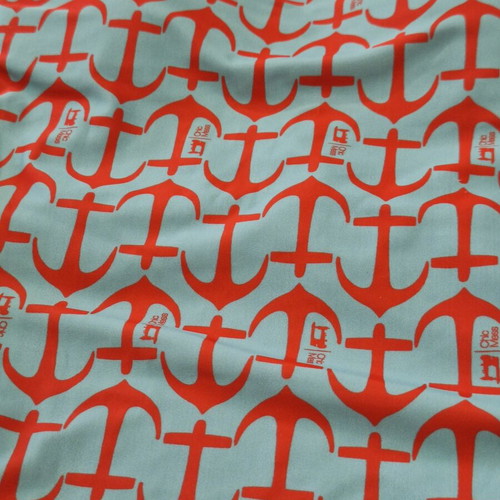 Chic Mess One-Piece Swimsuit brand new with tags, light blue anchor print