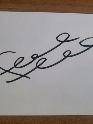 Frank Lampard autograph like new on paper