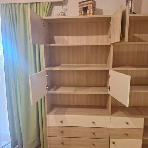 Modeco office bookcase, 2.00m height, 0.35m width, 0.70m length