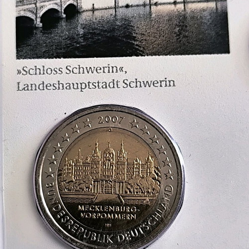 Official Germany 2007 coin set new with commemorative 2€