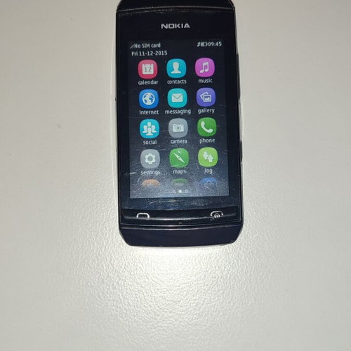 Nokia 306 used mobile phone with USB to micro USB cable