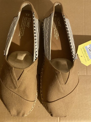 TOMS εσπαντρίγιες μπεζ-καφέ ανδρικές μέγεθος 42 καινούργιο