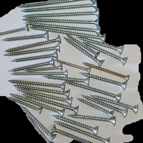 Galvanized novopan screws new, 39 pieces in sizes 4, 6, and 8 cm