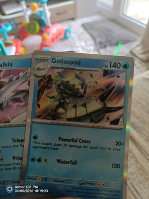 Pokemon Golisopod card like new, Paradox Rif Rare Holo