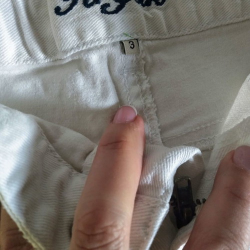 White denim pants for 3-year-old boy used