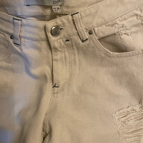 Zini denim pants like new, beige, size S