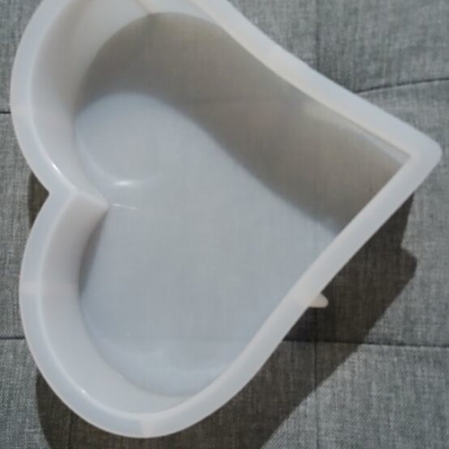 Heart Mold for Candle and Resin new, 25x18x2.5 cm