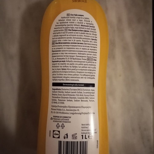 Cien shampoo with egg new, shine and smoothness