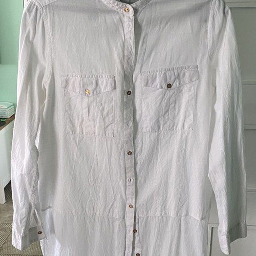 Long women's shirt River Island new, white, size L