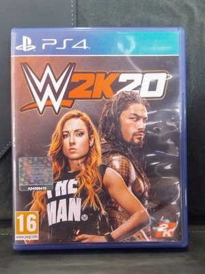 WWE 2K20 PS4 game used, fighting genre