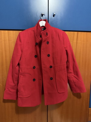 Red coat used, size 50, Assy Fashion