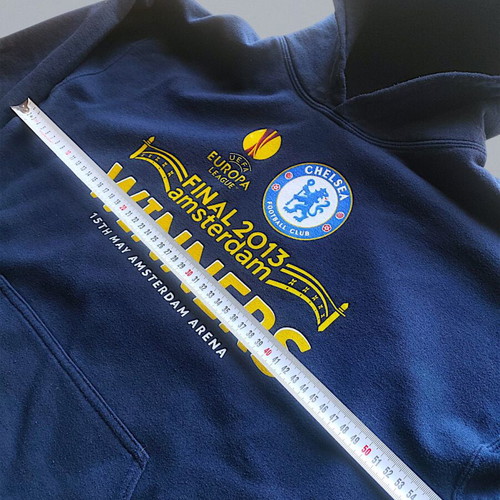 Vintage Chelsea FC 2013 Amsterdam Final Europa League Champions Hoodie, like new