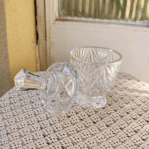 Glass vases like new, small, height 16cm and 10cm