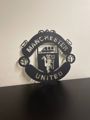Manchester United metal sign new, 40x40cm