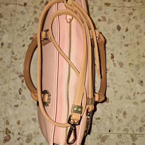 Trussardi Jeans Ischia 75B00000 pink handbag like new