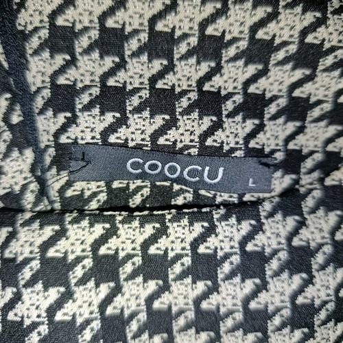 Coocu dress like new, pied-de-poule, size L
