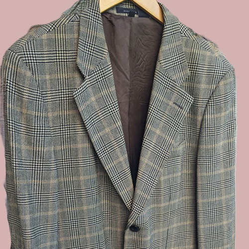 Zara Glen Plaid Checked Sport Jacket used, size XL