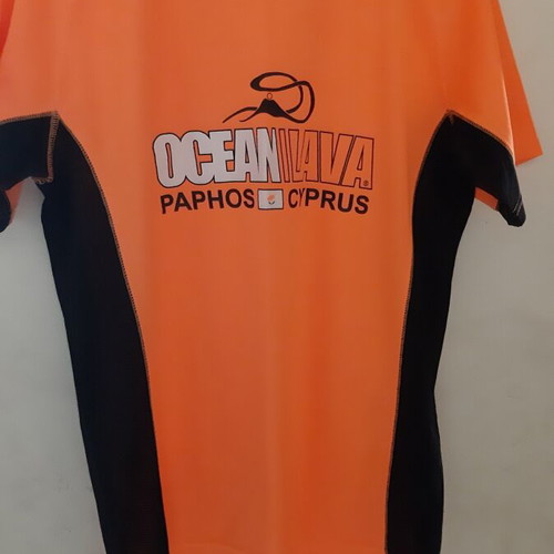 OceanLava Paphos Cyprus technical t-shirt used, size M