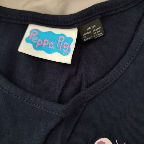 Peppa Pig mako dress like new, ages 4-6, blue