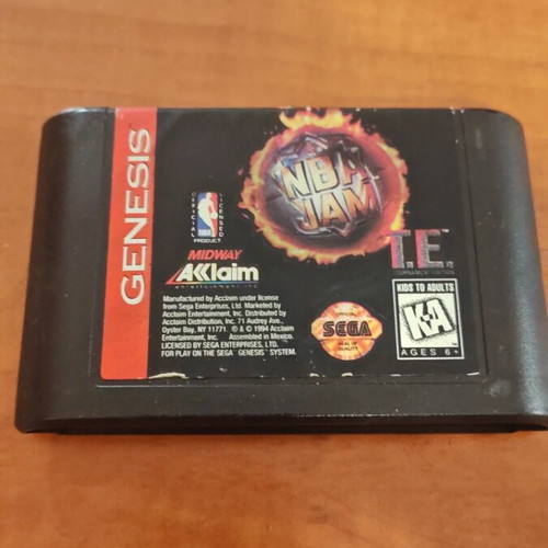 Sega Mega NBA Jam cartridge used for Sega Mega Drive / Genesis