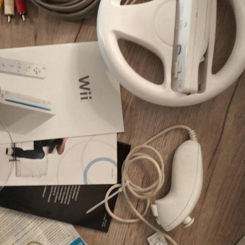 Nintendo Wii Collector Bundle with Zelda, Mario Kart, Wii Sports, NFS