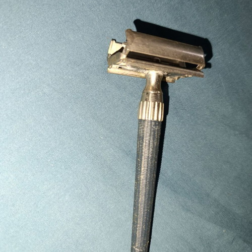 Safety razor used vintage personal item