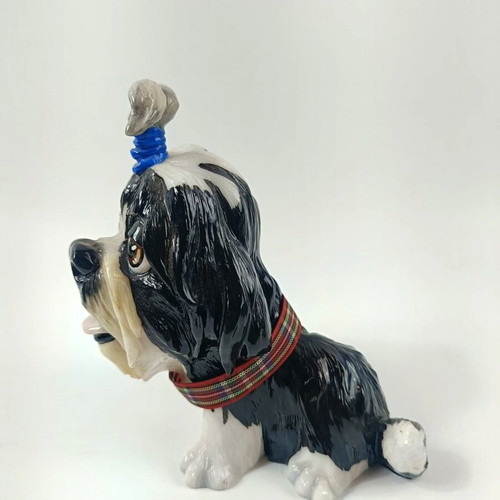 Διακοσμητική φιγούρα σκύλου Shih Tzu Little Paws από Arora Design σαν καινούργια