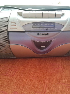 Bosonic vintage radio cassette recorder like new