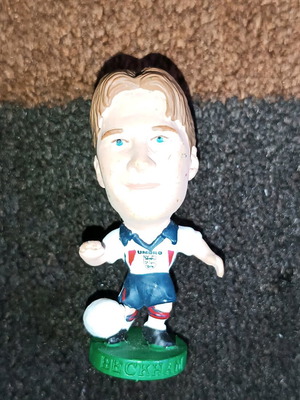 David Beckham figure used, England Corinthians 1997