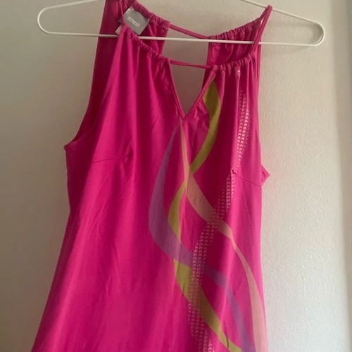 Versace fuchsia dress size M used, lycra fabric